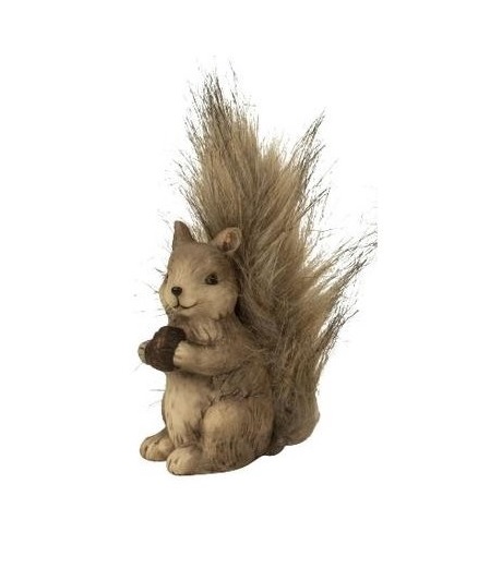 Figurka veverky dekorace 11 cm